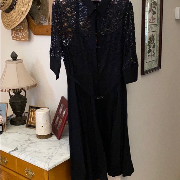 sujan Dresses & Skirts - Final price on black dress with belt